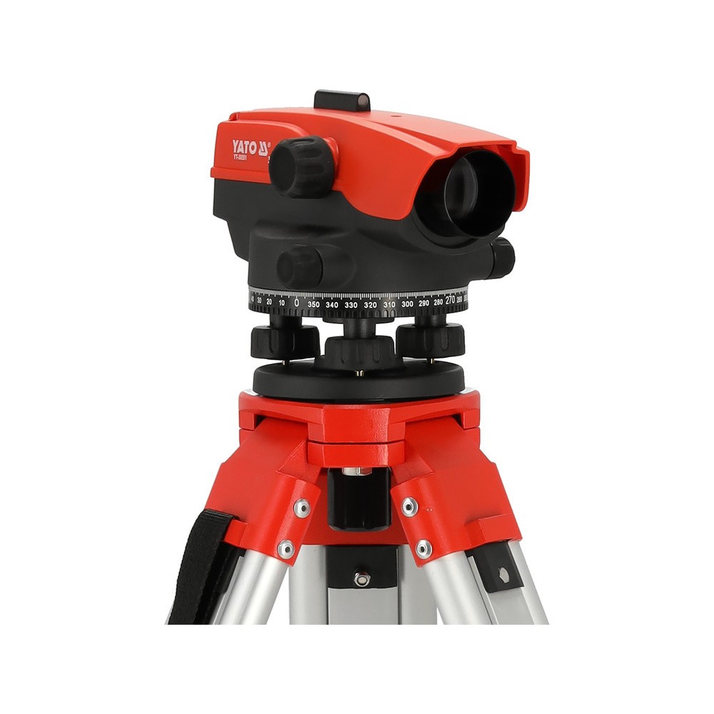 Нівелір опт авто-налаш. з штатив і рейк YATO об'єкт Ø= 38мм, крат- 32Х радіус- 1-55 м, точн- 1мм/30м Нівелір опт авто-налаш. з штатив і рейк YATO об'єкт Ø= 38мм, крат- 32Х радіус- 1-55 м, точн- 1мм/30м