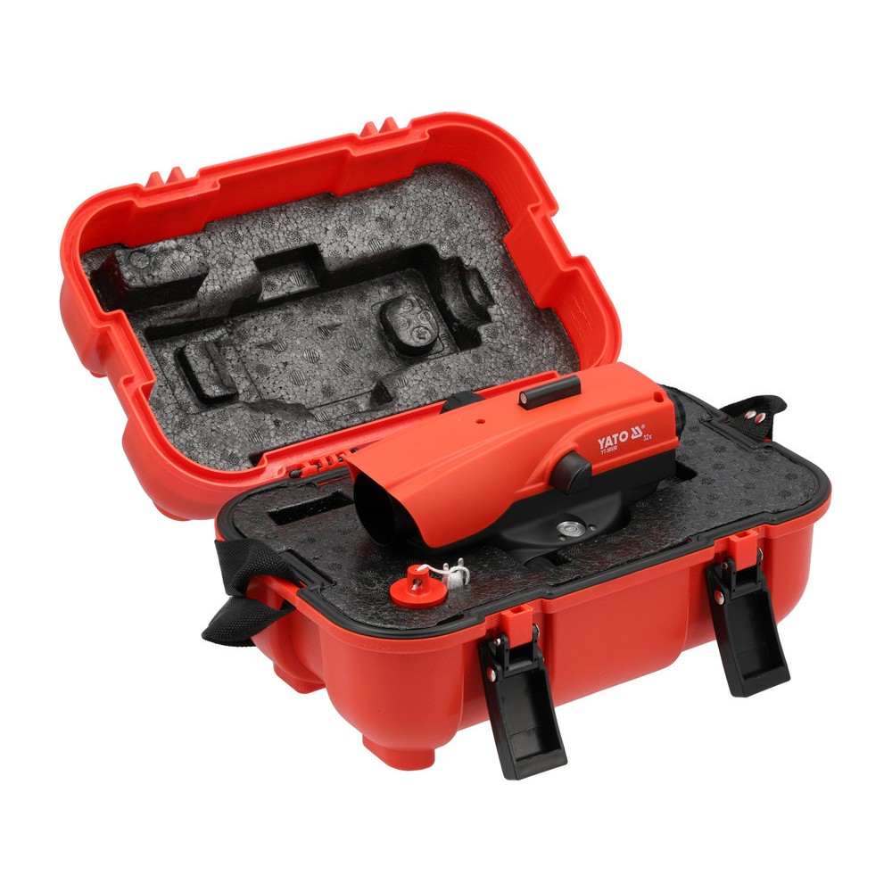 Нівелір опт авто-налаш. з штатив і рейк YATO об'єкт Ø= 38мм, крат- 32Х радіус- 1-55 м, точн- 1мм/30м Нівелір опт авто-налаш. з штатив і рейк YATO об'єкт Ø= 38мм, крат- 32Х радіус- 1-55 м, точн- 1мм/30м