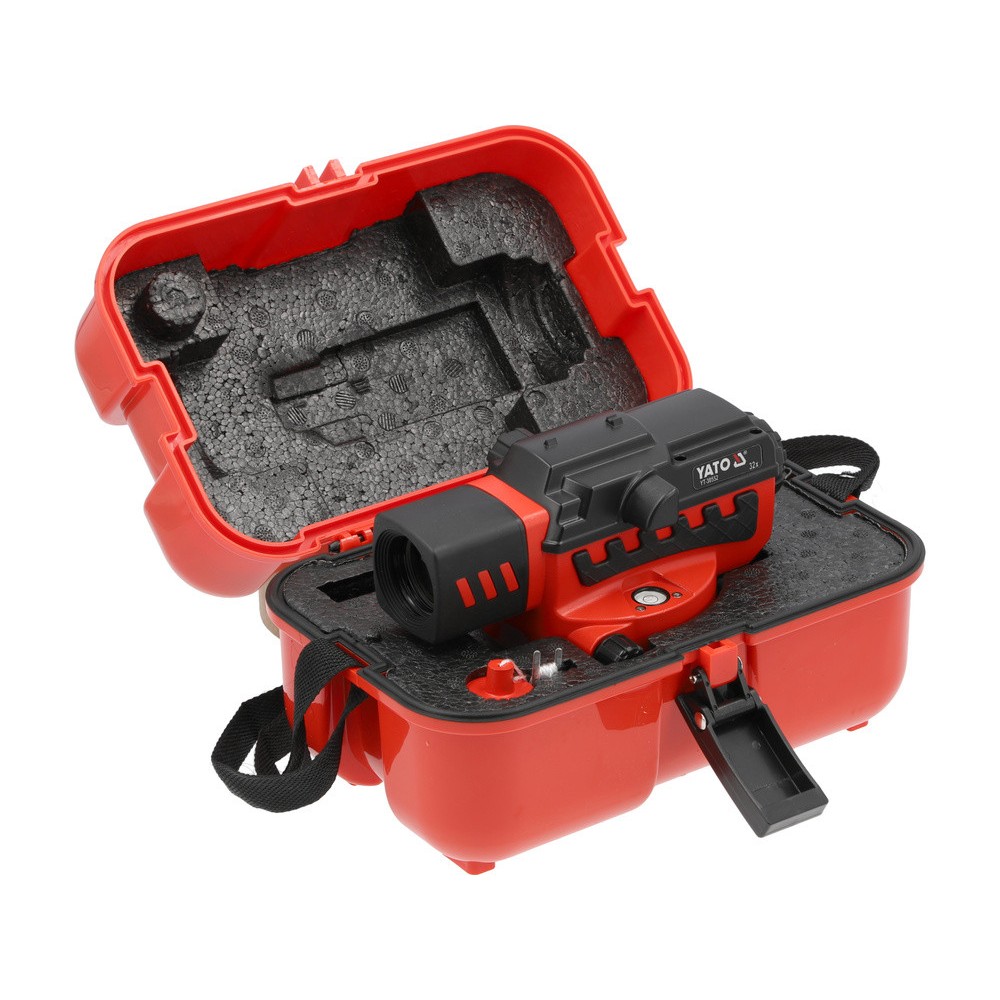 Нівелір опт авто-налаш. з штатив і рейко YATO об'єкт Ø= 38мм, крат- 32Х радіу- 0,5-50м точн- 1мм/30м Нівелір опт авто-налаш. з штатив і рейко YATO об'єкт Ø= 38мм, крат- 32Х радіу- 0,5-50м точн- 1мм/30м