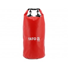 Сумка-рюкзак водонепроникна YATO з 2 плечовими пасами, 10 л, 20х 49 см, з ПВХ брезента [50]