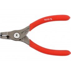 Щипці SEGERA для стопорних кілець YATO гнуті під 90° розтискні, l= 130 мм, розвід- 10-25 мм [6/48]