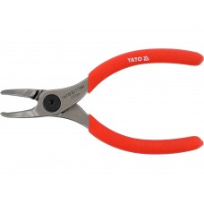 Щипці SEGERA для стопорних кілець YATO гнуті під 45° стискні, l= 140 мм, розвід- 8-13 мм [6/48]