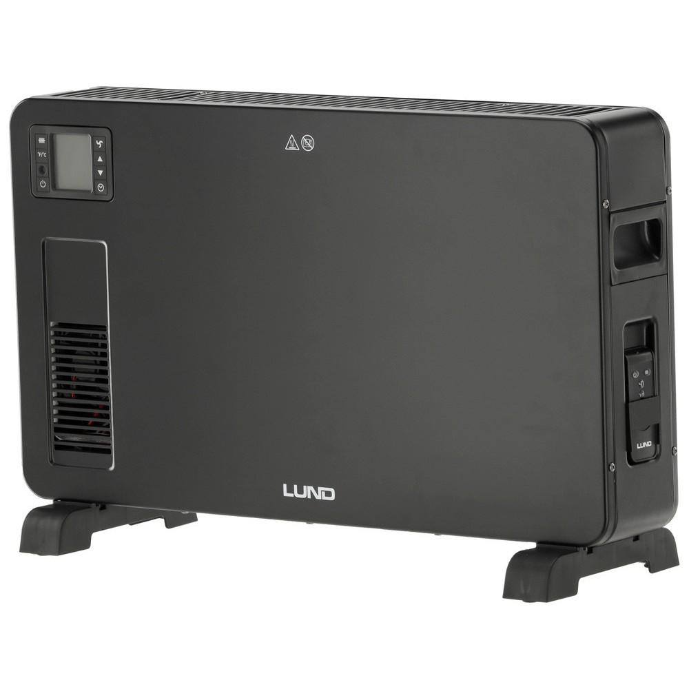 Обігрівач конвекторний LUND від ел.мережі- 230 В, 3 регулюв режими- 1,1,3 і 2,3 кВт з вентилятором Обігрівач конвекторний LUND від ел.мережі- 230 В, 3 регулюв режими- 1,1,3 і 2,3 кВт з вентилятором