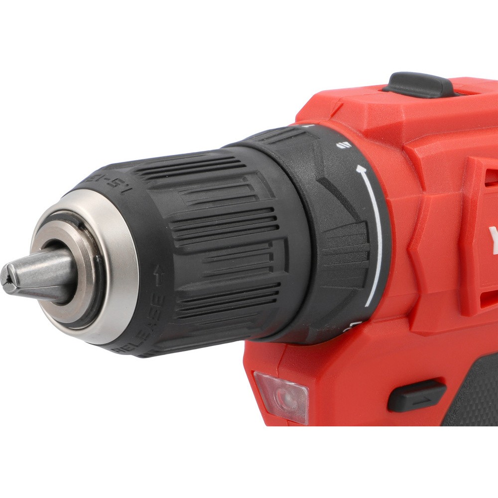 Шуруповерт-дриль безщіт акумуляторний YATO: 2 Li-Ion 18V 2 АГод, KM- 45 Нм, патрон для сверл Ø≤13 мм