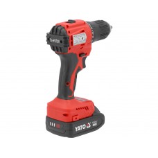 Шуруповерт-дриль акумуляторний Li-Ion YATO: V=18 В, крутн.мом.- 45 Нм, 2 Агод, патрон Ø≤ 13 мм [6]