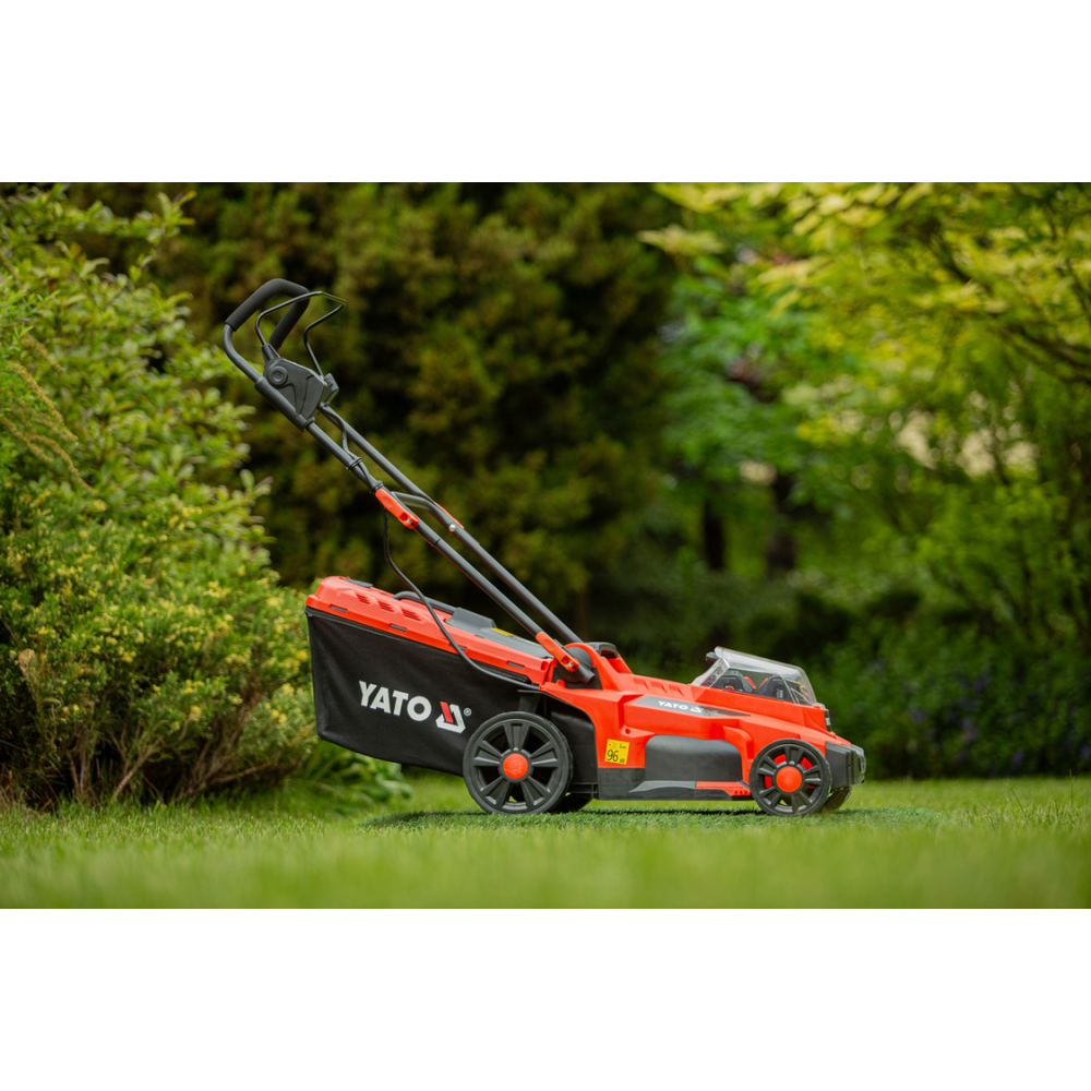 Газонокосарка на 4-х колесах акумул. YATO YT-85224 Газонокосарка на 4-х колесах акумул. YATO YT-85224