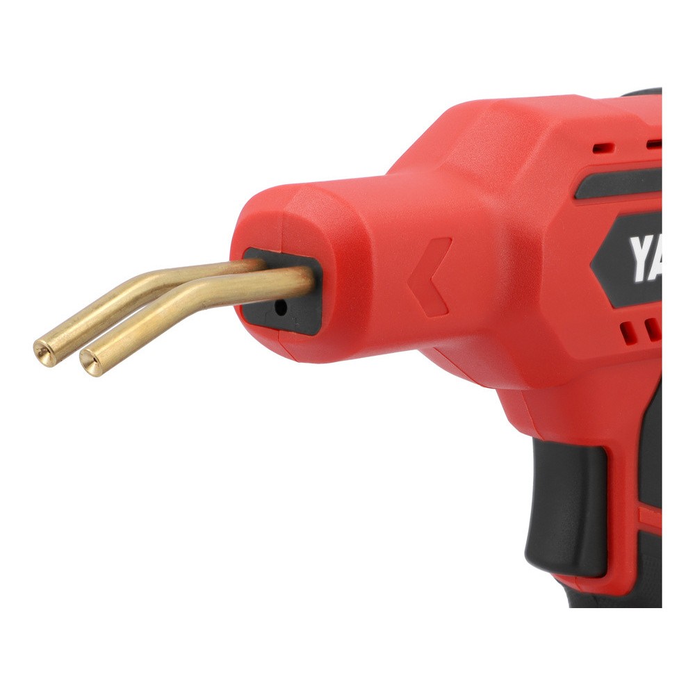 Паяльник для пластика YATO акумул. Li-Ion 18 В 2 АГод, 60 Вт, макс. t= 500ºC у футлярі з обладнанням