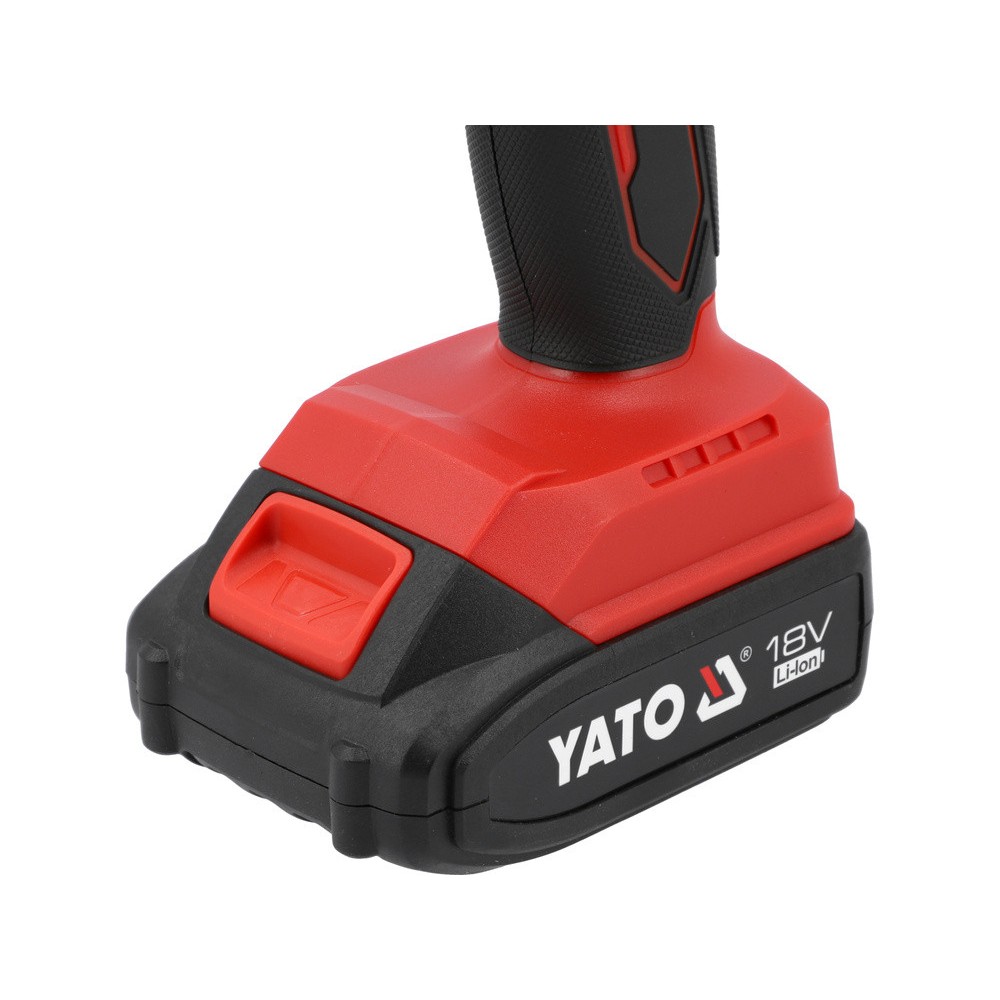 Паяльник для пластика YATO акумул. Li-Ion 18 В 2 АГод, 60 Вт, макс. t= 500ºC у футлярі з обладнанням