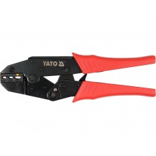 Набір електричних роз'ємів з ізоляцією і клем YATO: 500 шт, 50 пластик. хомутів і затискач в футлярі