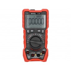 Мультиметр TRUE RMS електричних параметрів YATO з LCD-цифровим діапазоном 25000 від 3х1,5V;AA батар
