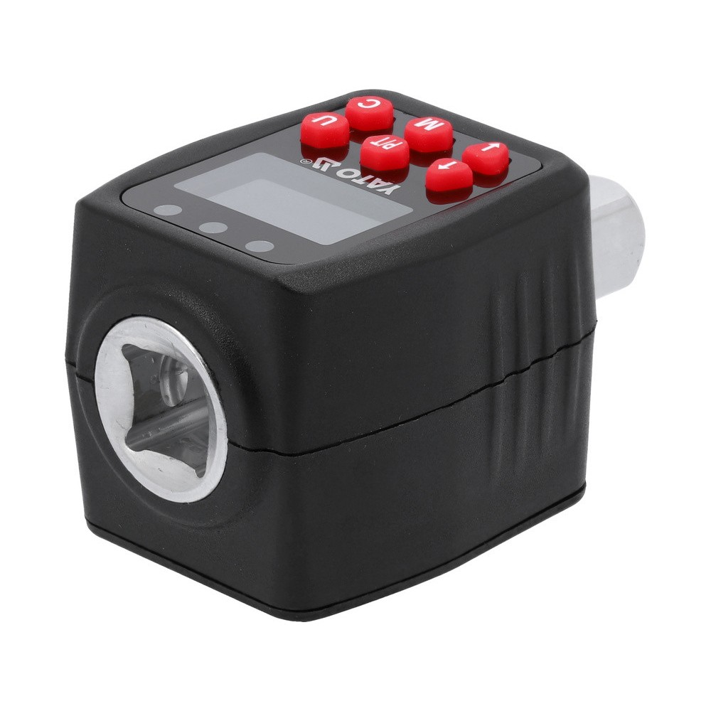 Адаптер динамометричний електронний YATO до квадрату 1/2", 10-200 Nm, 2 перехідники на 1/4" і 3/8" Адаптер динамометричний електронний YATO до квадрату 1/2", 10-200 Nm, 2 перехідники на 1/4" і 3/8"