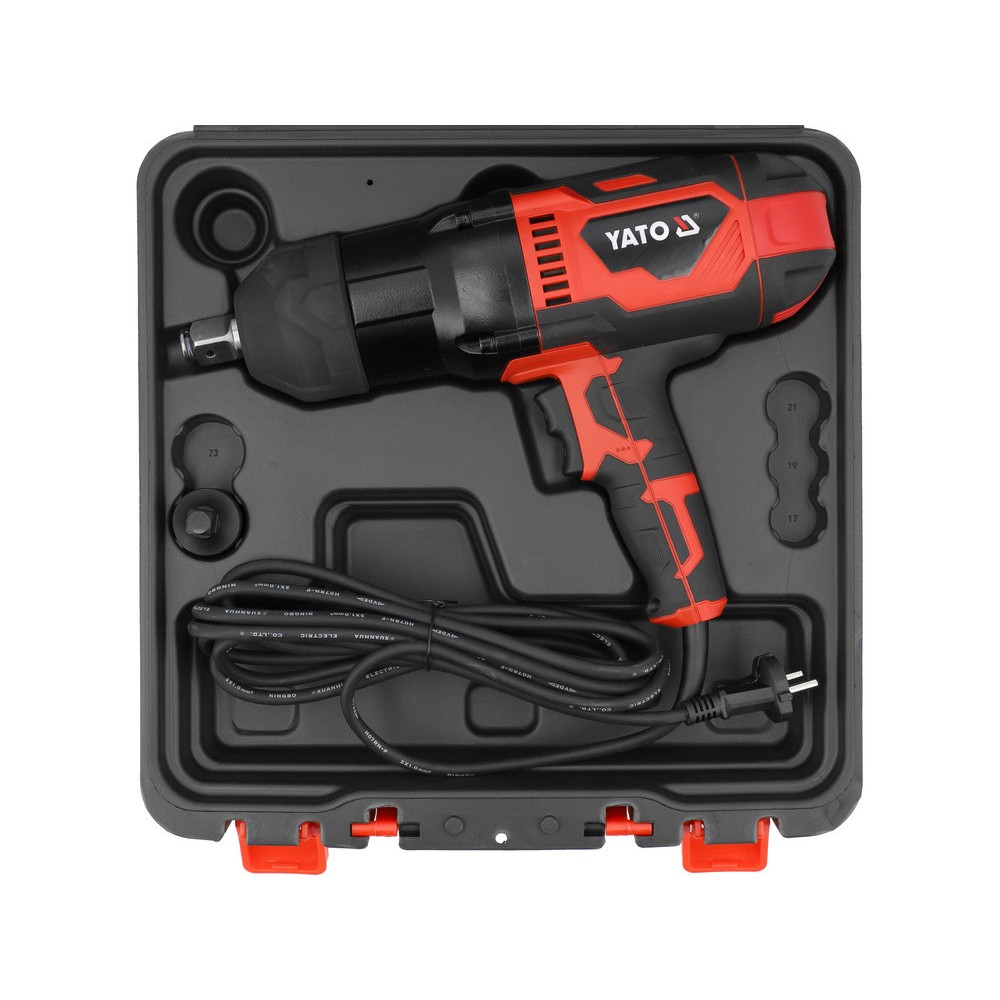 Гайковерт ударний від мережі 230 В YATO: вал з квадратом- 3/4", 1200 Вт, 2300 Нм, 1800 об/хв Гайковерт ударний від мережі 230 В YATO: вал з квадратом- 3/4", 1200 Вт, 2300 Нм, 1800 об/хв