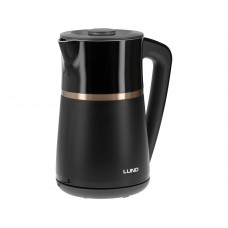 Електрочайник з термостатом з нержавіючої сталі і поліпроп LUND 1,7л, 2200 Вт, живл від мережі 230 В