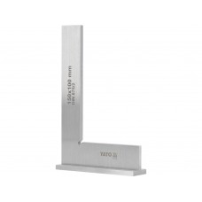 Кутник слюсарний 90° YATO з широкою основою, 150 х 100 мм [50]