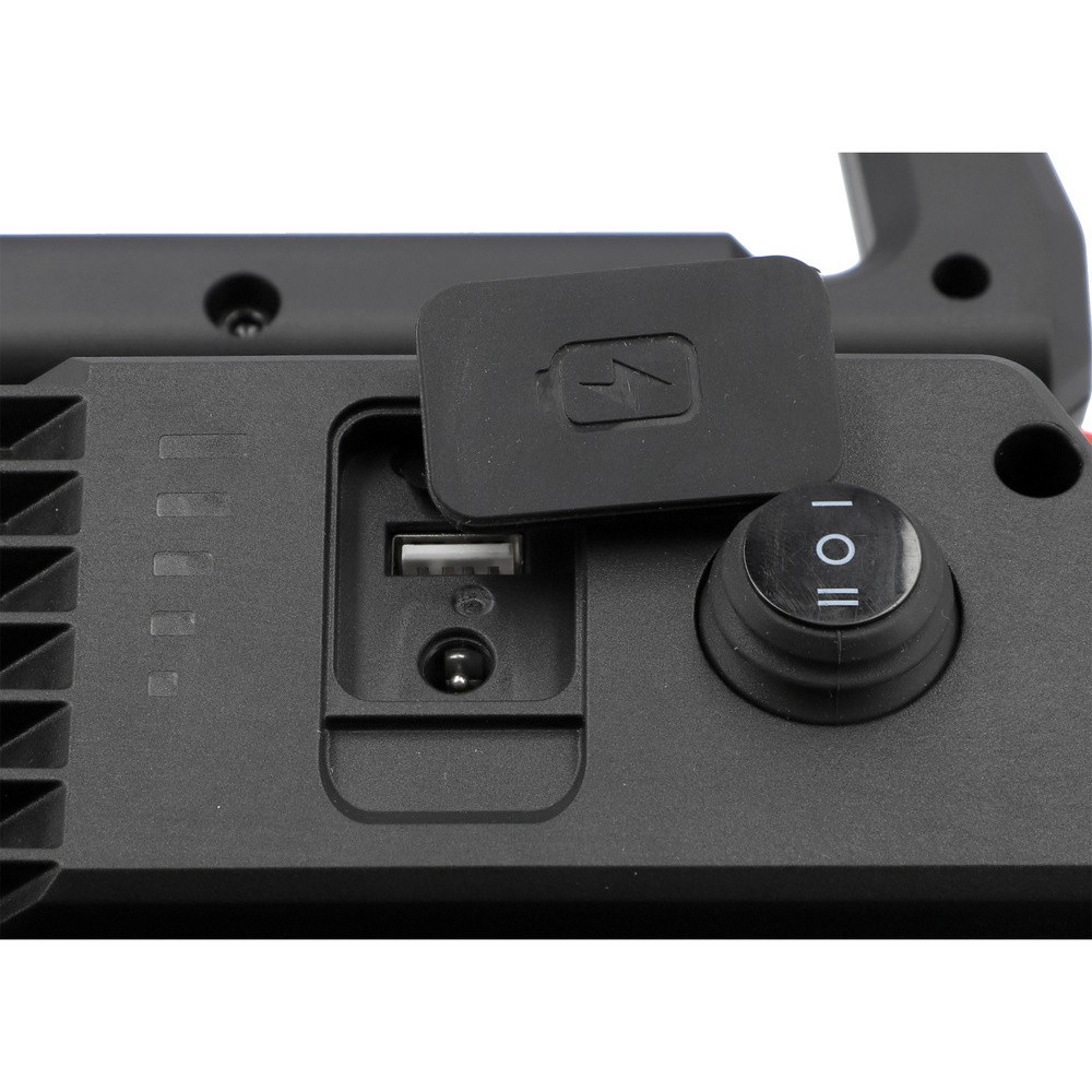 Прожектор переносний COB-діодний YATO від акумул. Li-Ion 18В і ел-мережі, 6000/1800 Lm ак. 3200/1000 Прожектор переносний COB-діодний YATO від акумул. Li-Ion 18В і ел-мережі, 6000/1800 Lm ак. 3200/1000