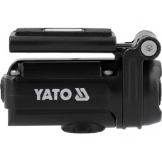 Ліхтар на чоло діодний YATO; живл. Li-Po акумул 3,7В, 0,35 АГод, 6 режимів, відстан 85/ 50/ 30/ 20 м