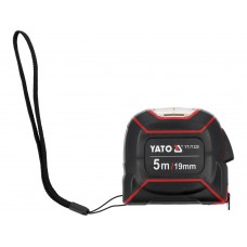 Рулетка вимірювальна зі зчитувальним вічком YATO L= 5 м x 19 мм,