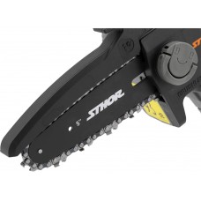 Пила міні ланцюгова акумуляторна STHOR Li-Ion 20 В 2 АГод, шина l= 15 см [6/72]