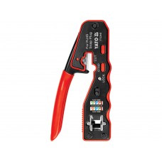 Кліщі для обтискання і зачистки кабелів YATO : RJ45,  L=135 мм [10/50]