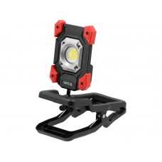 Прожектор діодний, переносний з затискач YATO 20Вт, 2000 Lm 3 режими, живл.- акумул. 3,7 В, 4,4 АГод