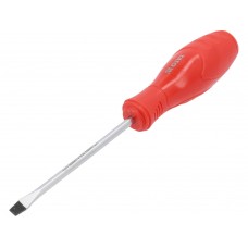 Викрутка з плоским шліцом YATO: SL5 мм, робоча l= 100 мм [12/180]