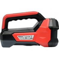 Ліхтар світлодіодний з ручкою 2в1 акумул. YATO Li-Ion 3.7В, 8 АГод, 9реж, 600/1000Lm, зарядний USB-C