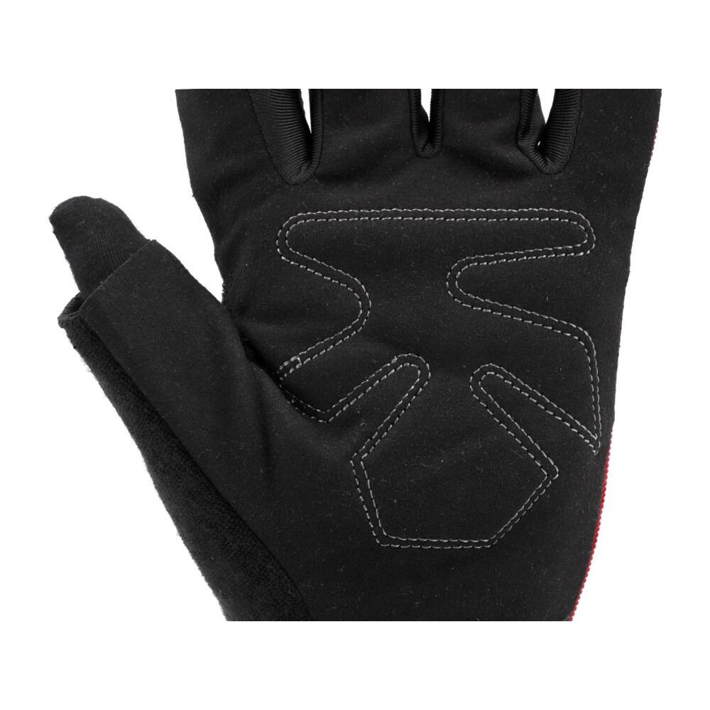 Рукавиці захисні для велосипедистів безпалі YATO: штучна шкіра, поліуретан, спандекс, розмір 11 [12]