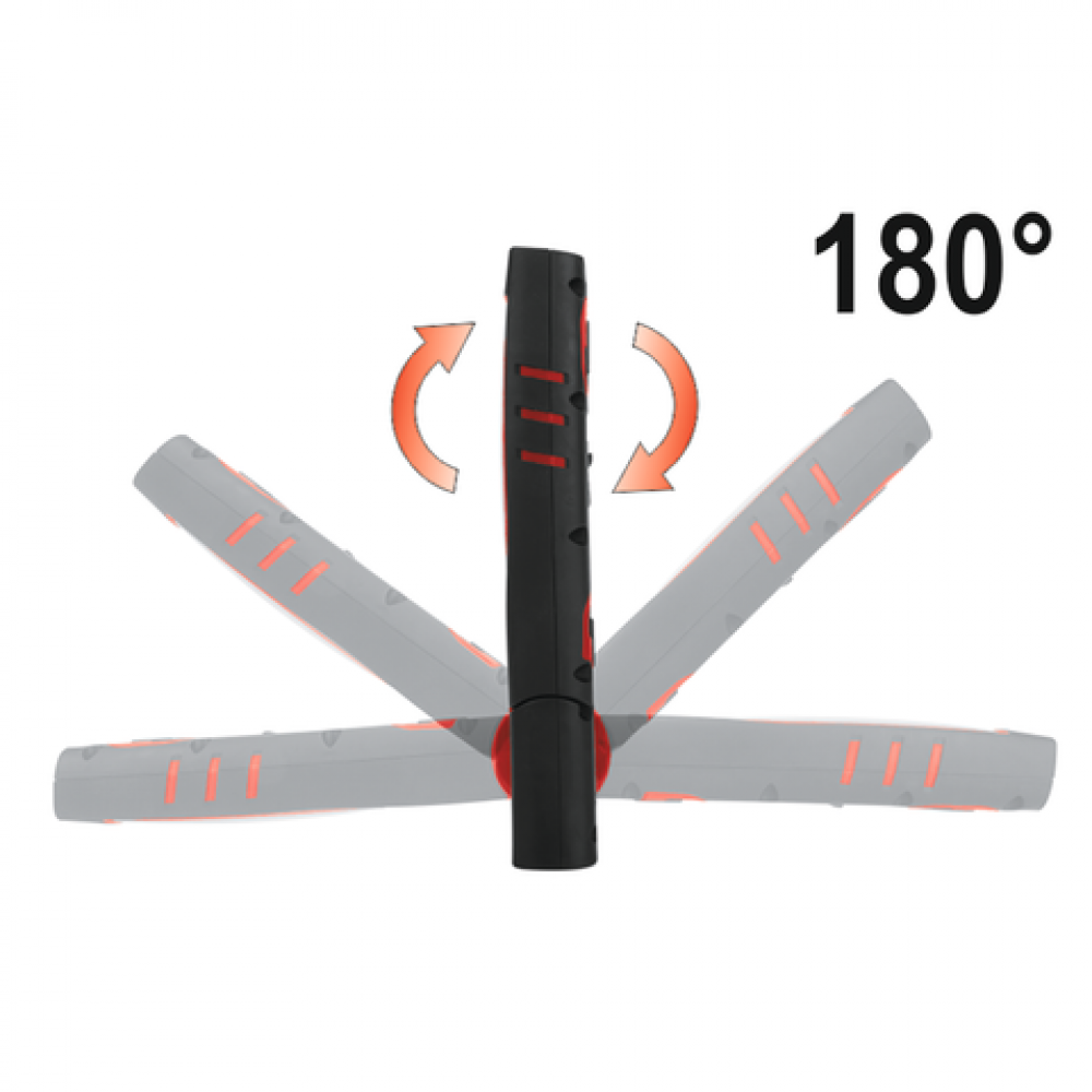 Лампа світлодіодна для майстерні YATO; 3.7 В акумулят. Li-Ion, 4 режими, 2 гачки, заряд.USB пристрій