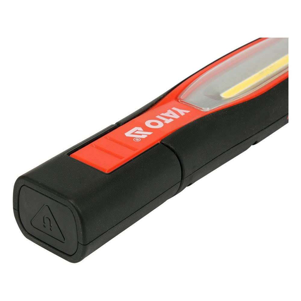 Лампа світлодіодна для майстерні YATO; 3.7 В акумулят. Li-Ion, 4 режими, 2 гачки, заряд.USB пристрій