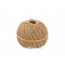 Шпагат джутовий в клубках 100 г (10шт) уп 63 м.+/-5%