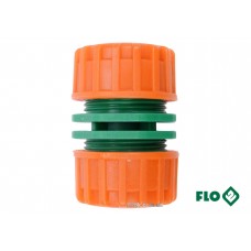 Муфта сполучна 2-х водяних шлангів 1/2" FLO пластикова