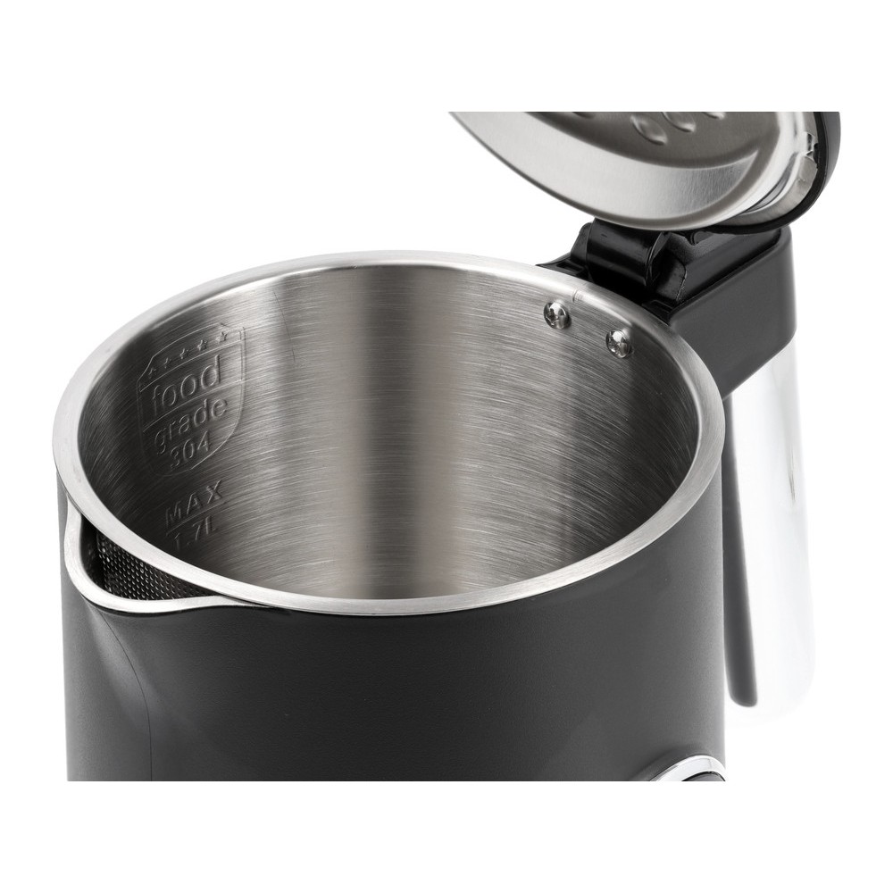 Електрочайник з регулятором температури, чорний LUND 68228 Електрочайник з регулятором температури, чорний LUND 68228