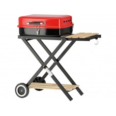Гриль вугільний з розкладним столом LUND, решітка- 45х 34 см, з 2 колесами; 74х 42х 79 см [1]