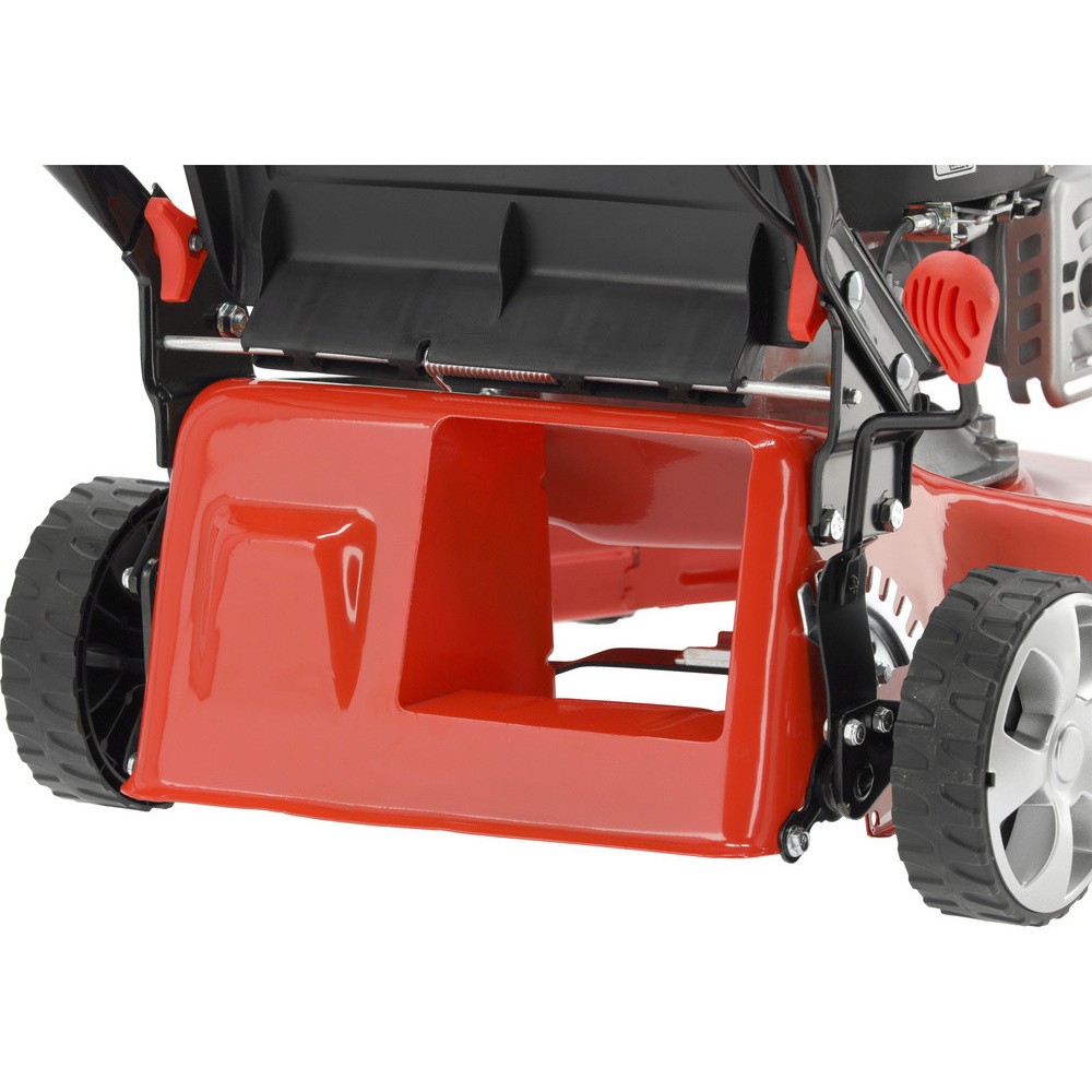 Газонокосарка бензинова YATO 2,1кВт, ширина різання: Ø= 41см, травозбірник- 40л Газонокосарка бензинова YATO 2,1кВт, ширина різання: Ø= 41см, травозбірник- 40л