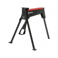 Лещата мобільні на 3 ніжках YATO; розвід/ ширина губ- 955/180 мм, сила стиску- 10кН, макс. наван-300