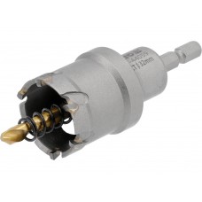 Свердло коронка по металу TCT YATO: Ø32 x103 мм, товщ. до 25мм, з напрямним, 6-гран. хвост 1/4" [10]