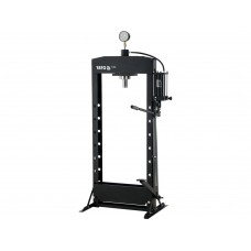 Прес гідравлічний рамний YATO; навантаж- 20 т, роб зона- 0-925мм проліт рами- 500мм, хід штока-150мм