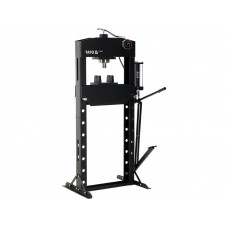 Прес гідравлічний рамний YATO; навантаж- 30т, роб зона- 0-1030мм проліт рами- 530мм, хід штока-160мм