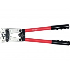 Кліщі-прес ручні YATO для обтискання кабелів Ø= 6, 10, 16, 25, 35, 50 мм², l= 390 мм [10]