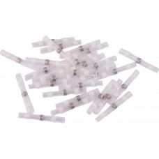 Кембрики термоусадні при t≤ 105°C з припоєм YATO, прозорі, для провідників 0.25- 0.34 мм², 100 шт