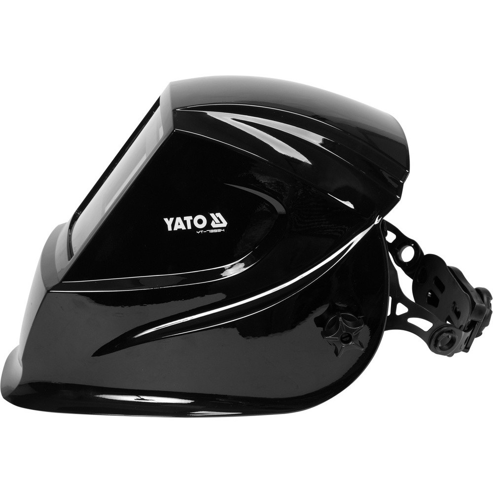 Щиток електрозварювальника YATO серія GRF з автозатемнювальнимним фільтром 133х 114 мм [6/36]