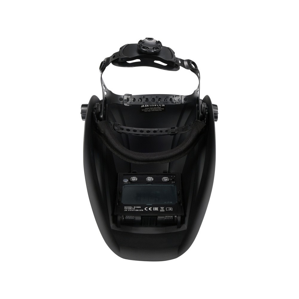 Щиток електрозварювальника YATO серія GRF з автозатемнювальнимним фільтром 133х 114 мм [6/36]