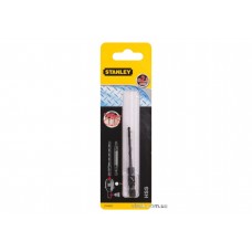 Свердло по металу, дереву, пластику STANLEY SUPER-LOCK з хвостовиком 1/4" 2.5 х 71/35 мм