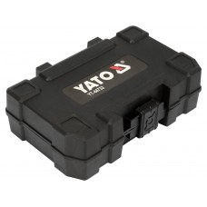 Свердла конічні ступінчасті по металу YATO Ø= 4-12; 4-22; 6-38 мм, матеріал HSS 4241, 3 шт. [6/24]