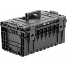 Ящик для інструментів модульний 32V S1 YATO 2 перегородки, 584x385x295 мм, пластиковий [1]