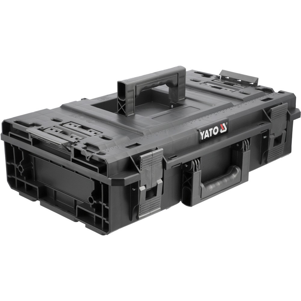 Ящик для інструментів модульний 19V S1 YATO 2 перегородки, 584x385x165 мм, пластиковий [1]