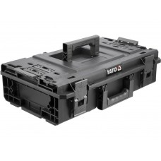 Ящик для інструментів модульний 19V S1 YATO 2 перегородки, 584x385x165 мм, пластиковий [1]