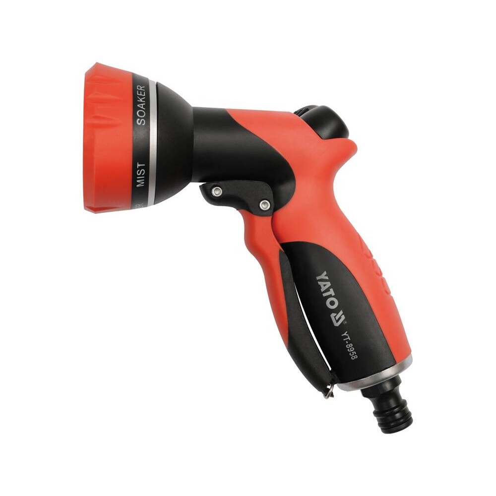 Пістолет зрошув. з насадкою 6-позиційн. на шланг YATO: Ø=1/2" [12/48]