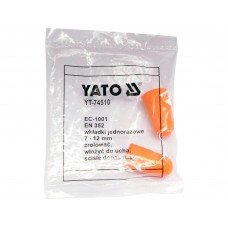 Протишумові беруші YATO: 38 дБ, поліуретанові, 200 пар. [20/120]