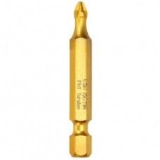 Насадка викруткова USH ISOTIN : Phillips PH1 x 50 мм. Torsion. титанова, подовжена. Уп. 10 шт.